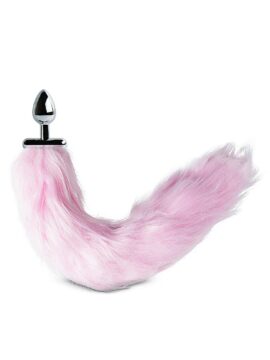Pink Tail Butt Plug with Light 11.8''