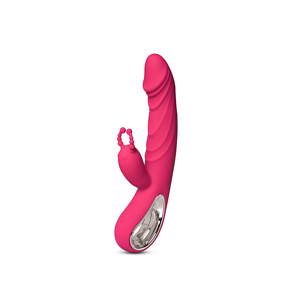 12-Speed Red Rabbit Vibrator with Wiggling Function