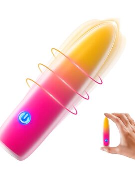 10-Speed Multicolor Rechargeable Silicone Bullet Vibrator