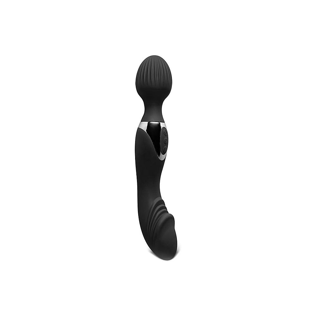 10-Speed Black Double Ended Wand Massager