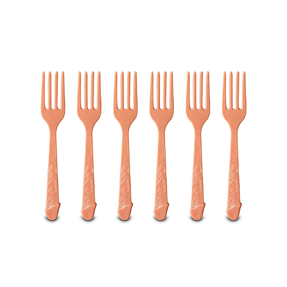 Pecker Party Forks 6 Pieces