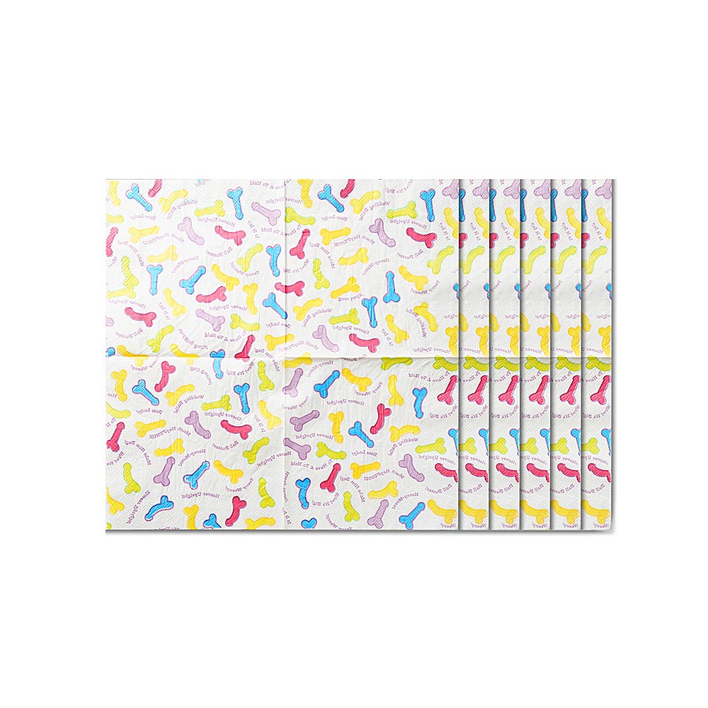 Pecker Party Napkins 6 Pieces