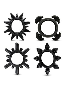 Black Cock Ring (Assorted Varieties)