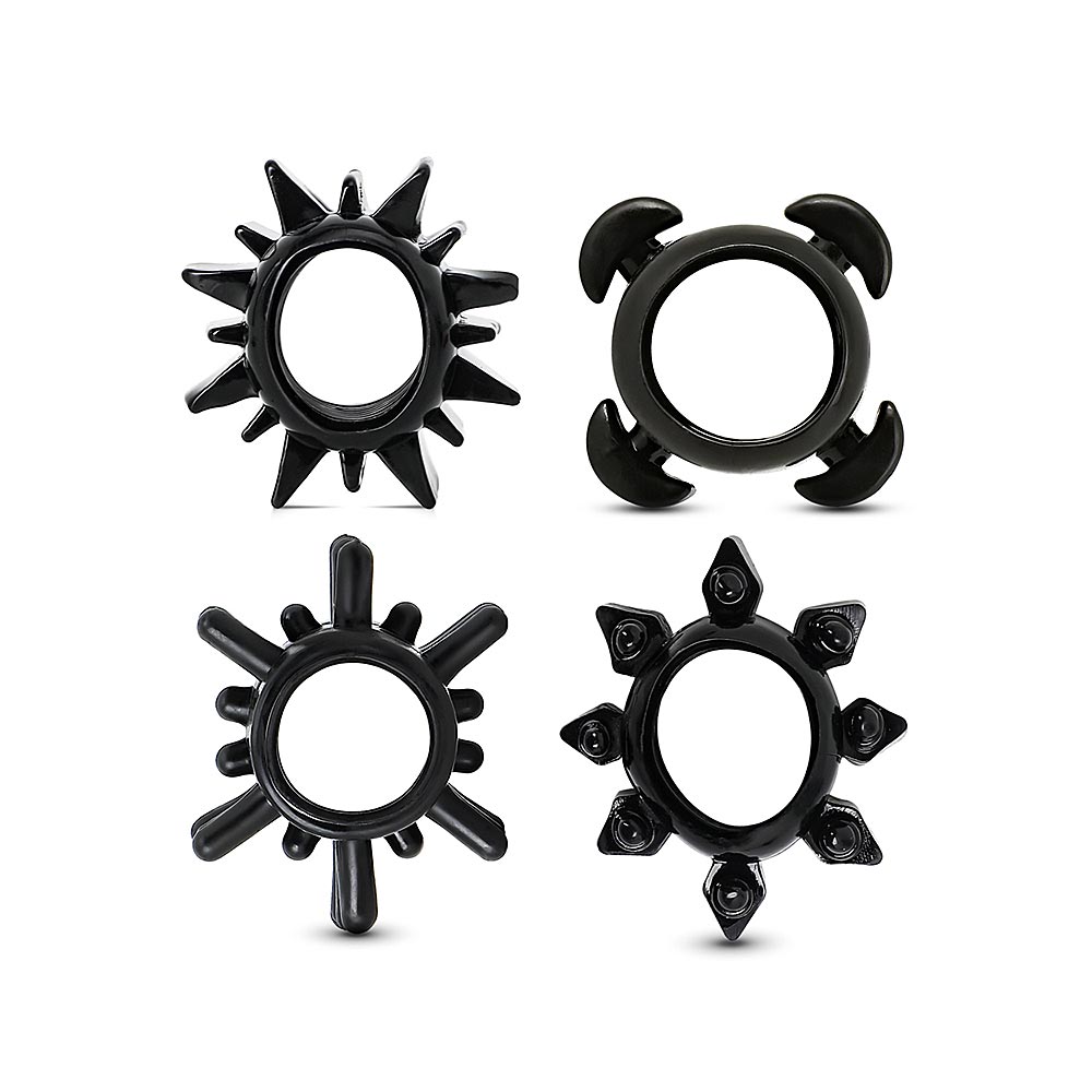 Black Cock Ring (Assorted Varieties)