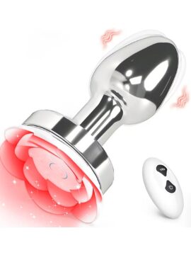 10-Speed Remote-Controlled Light-Up Vibrating Anal Plug