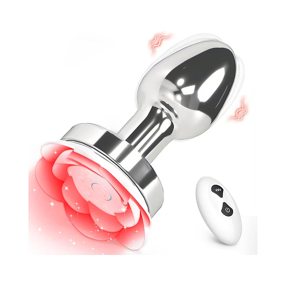 10-Speed Remote-Controlled Light-Up Vibrating Anal Plug