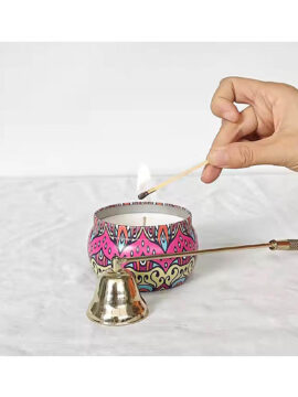 Soy Wax Scented Candle in a Pink Tin Box