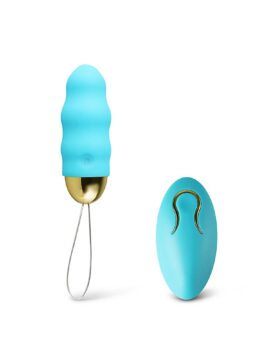 10 Speeds Remote Control Blue Bullet Vibrator