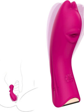 10-Speed Magenta Finger Vibrator