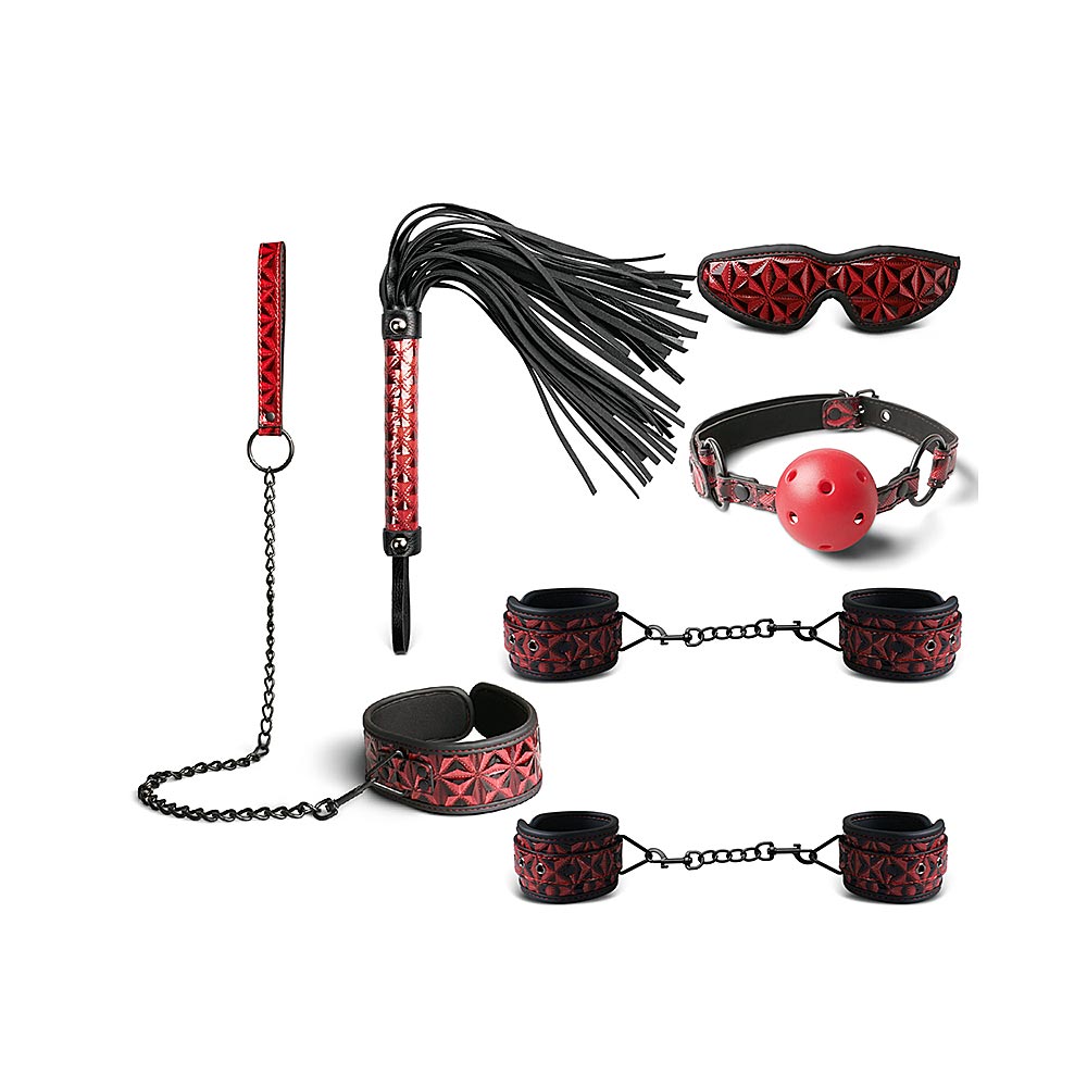 Red Color Embossed 6 Pieces SM Kit