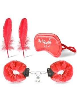 3 Pieces Red Color BDSM Kit