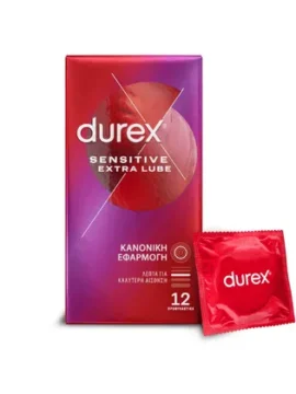 Durex Sensitive Extra Lube 12 Pack