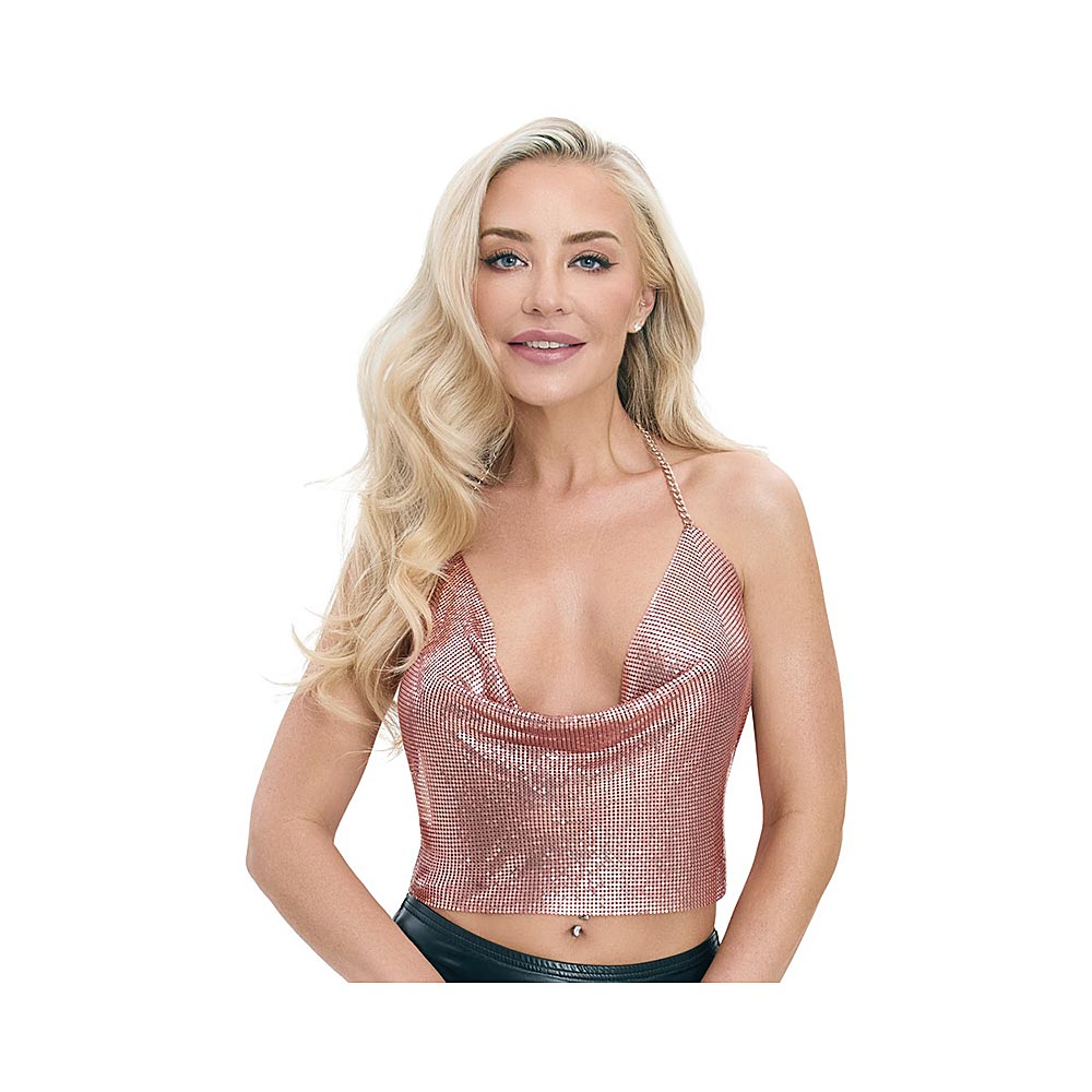 Rose Gold Metal Top